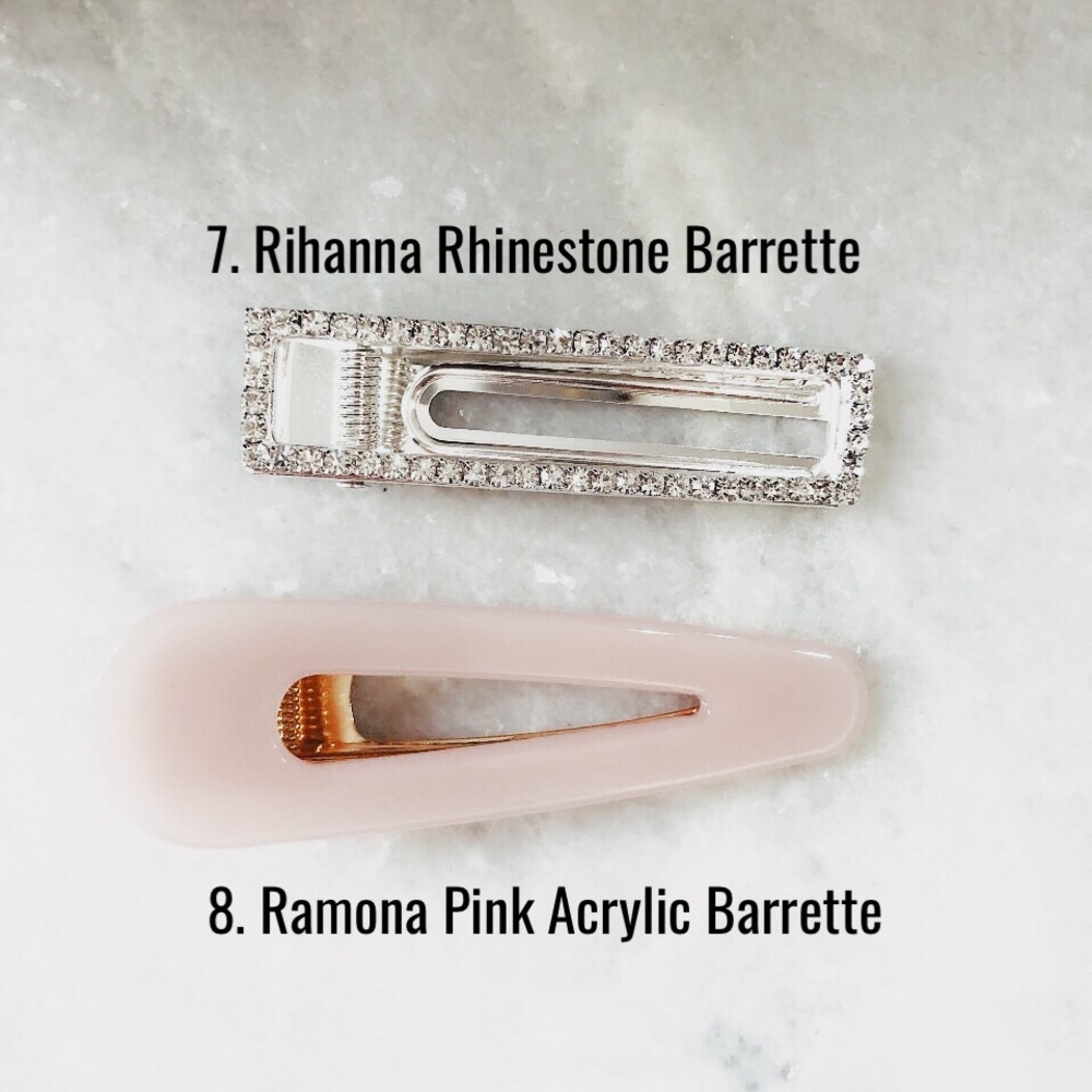 🆕Embellished Rhinestone Pearl Hair Clips - Picture 5 of 7